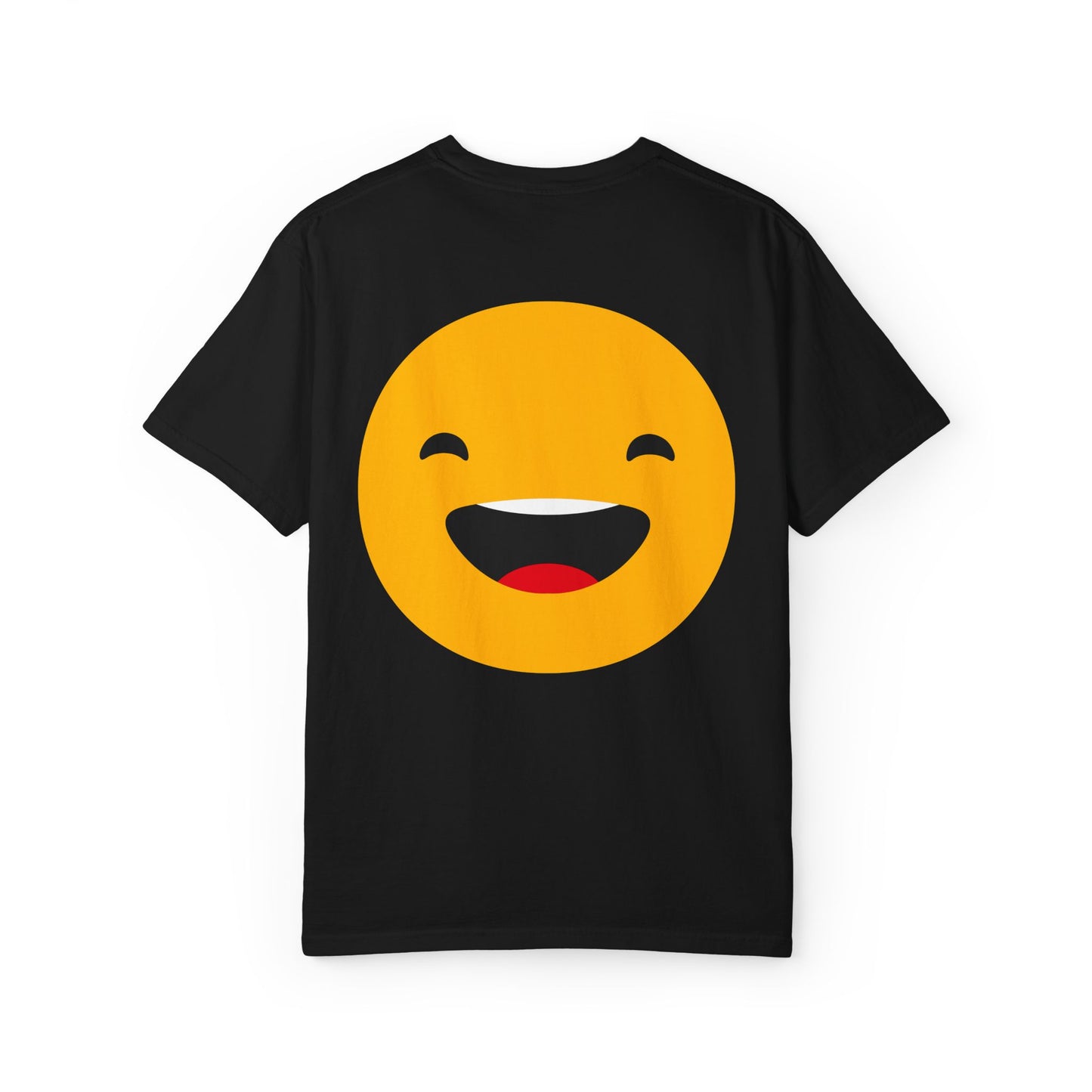 Smiley Face Unisex Garment-Dyed T-Shirt - Fun and Comfortable Casual Wear