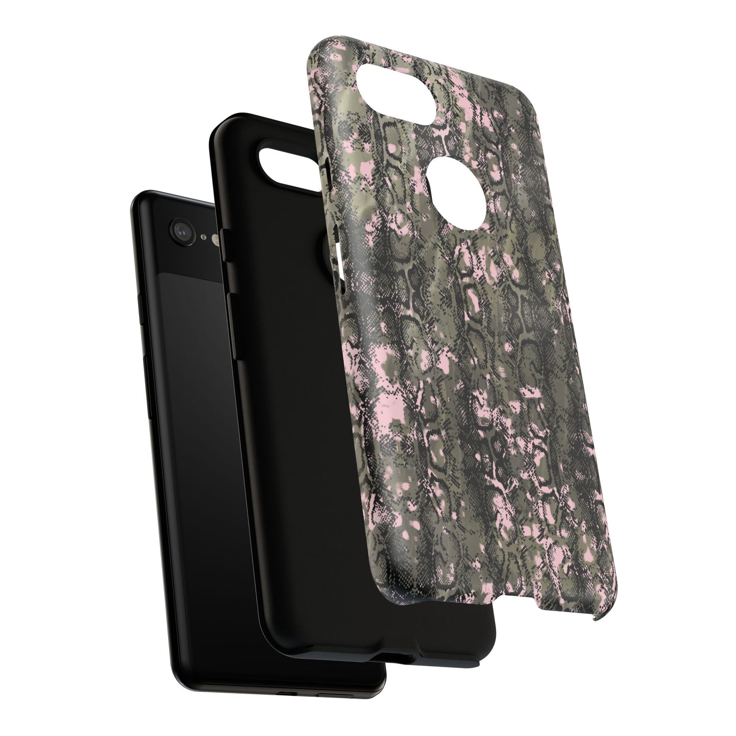 Stylish Snake Print Phone Case for Tough Protection