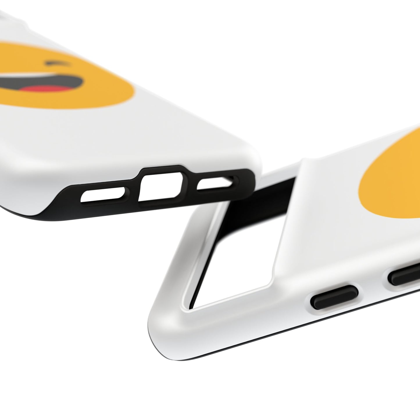 Happy Face Tough Phone Case - Durable Protection with Smile Design