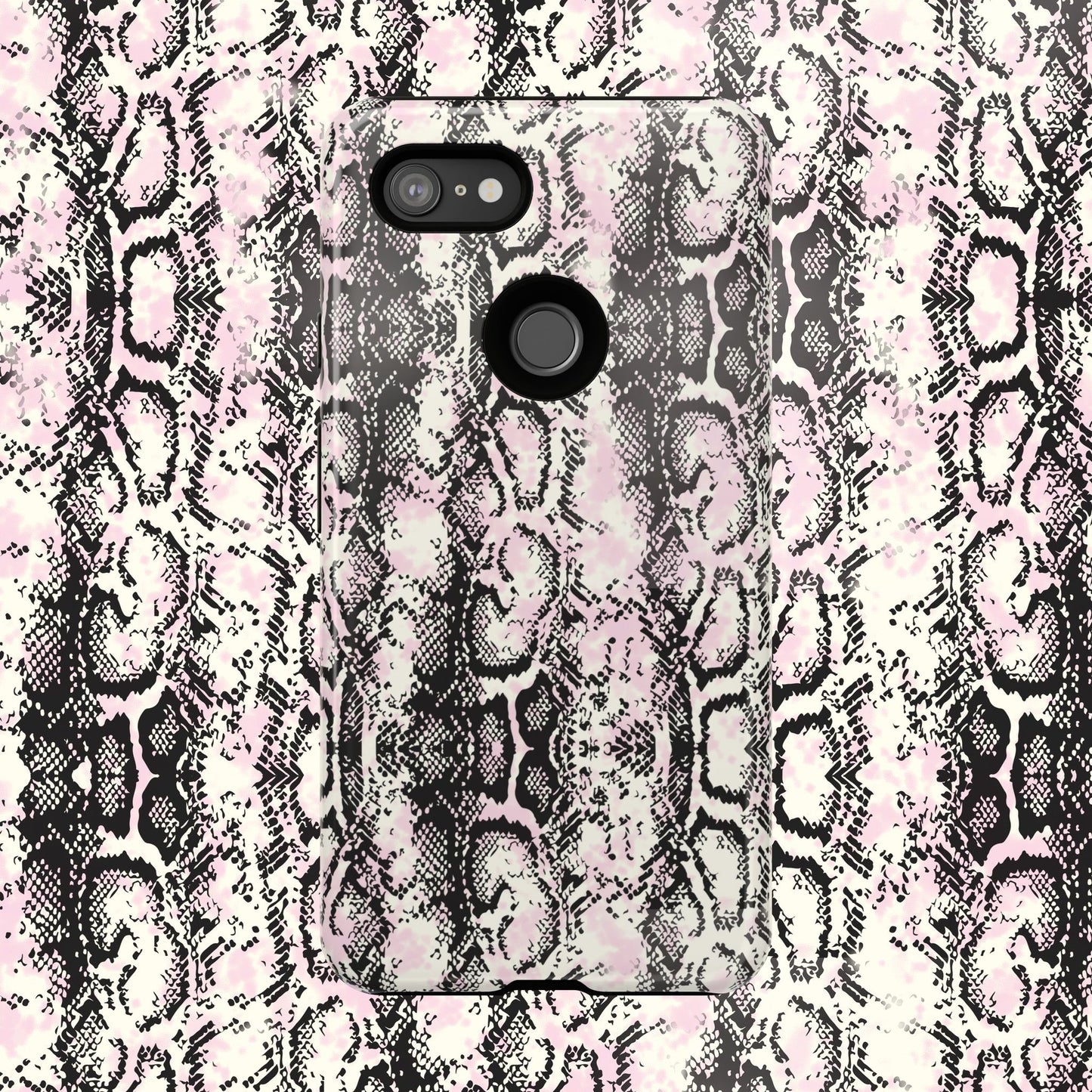 Stylish Snake Print Phone Case - Tough Protection for Trendsetters