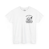 Funny Fitness Tee, I Don't Believe in Magic, Gym Shirt for Workout - Unisex Heavy Cotton Tshirt, Workout Top, Funny Exercise
