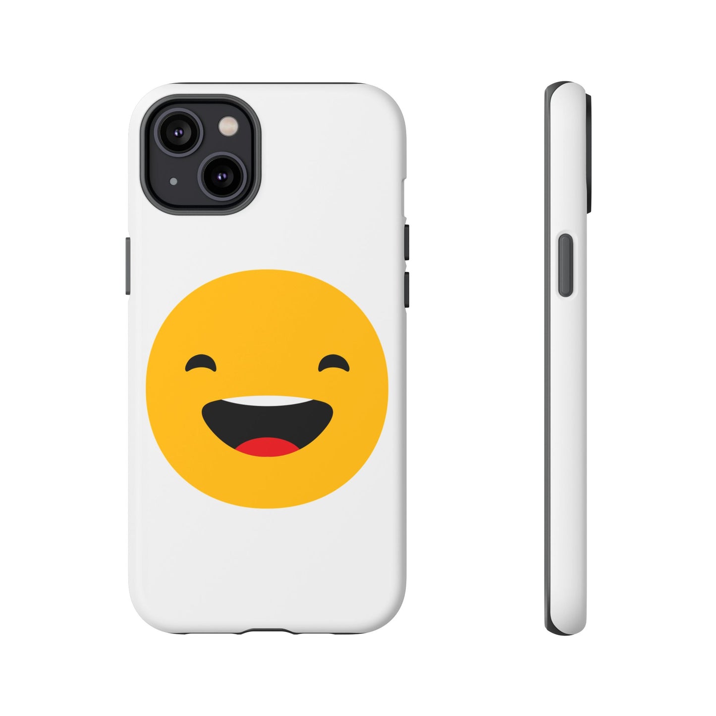 Happy Face Tough Phone Case - Durable Protection with Smile Design