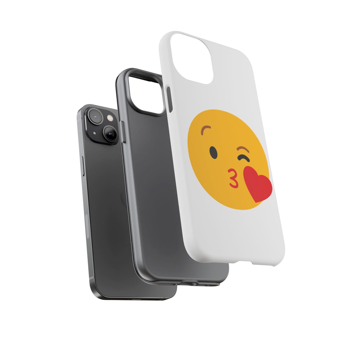 Cute Emoji Phone Case - Kissy Face Design for Stylish Protection