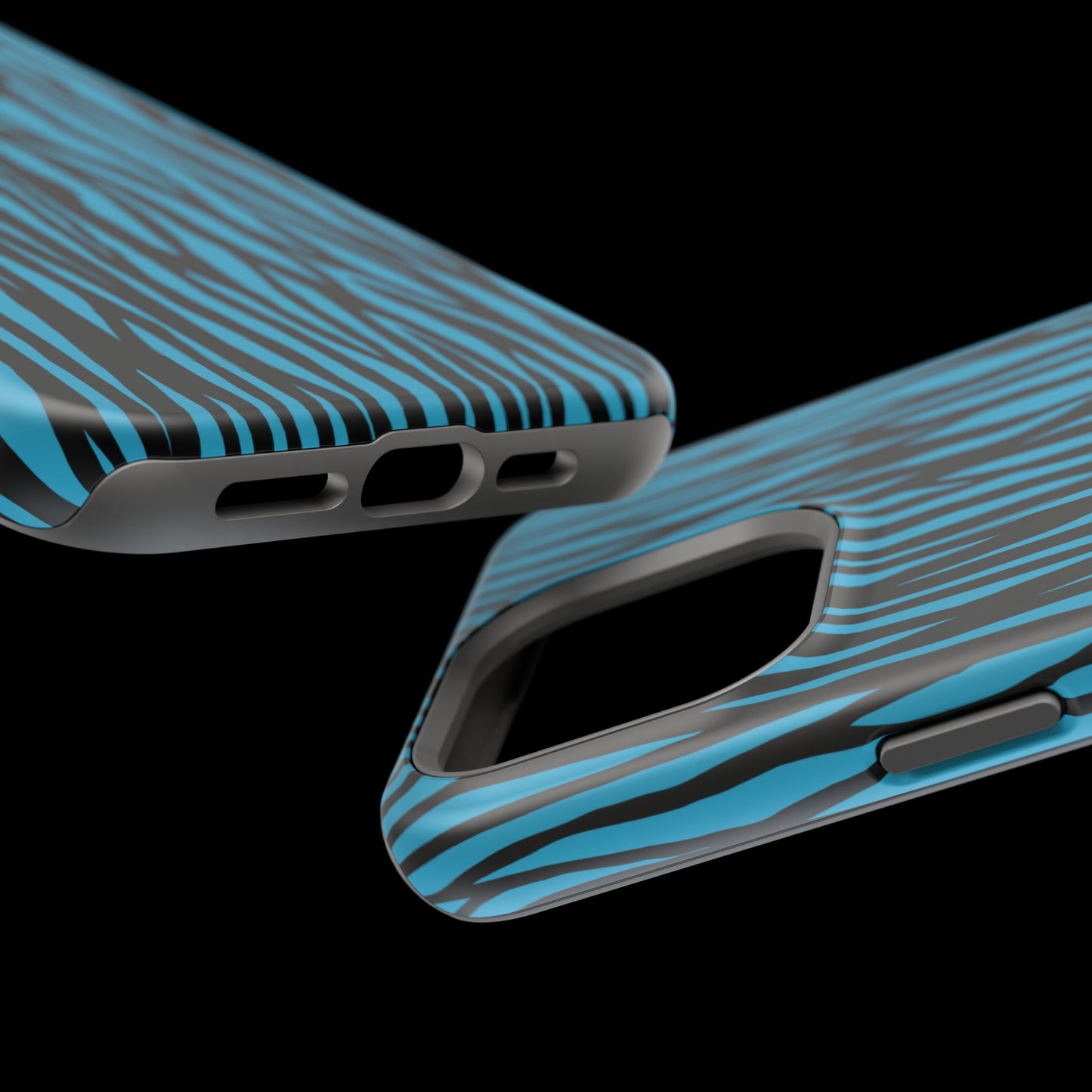 Zebra Print Magnetic Tough Case for iPhone - Durable & Stylish Phone Protection