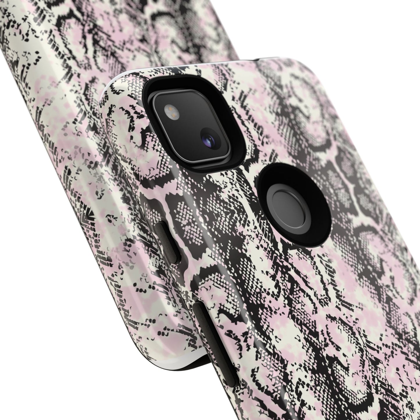 Stylish Snake Print Phone Case – Trendy Design, Tough Protection  Make a bold fashion statement while keeping your phone safe with this sleek and durable snake print case.