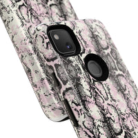 Stylish Snake Print Phone Case – Trendy Design, Tough Protection  Make a bold fashion statement while keeping your phone safe with this sleek and durable snake print case.