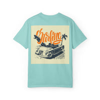 Retro Surfing Unisex T-Shirt, Beach Vibe Tee, Summer Casual Wear, Vacation Shirt, Surf Lover Gift, Ocean Adventure Top