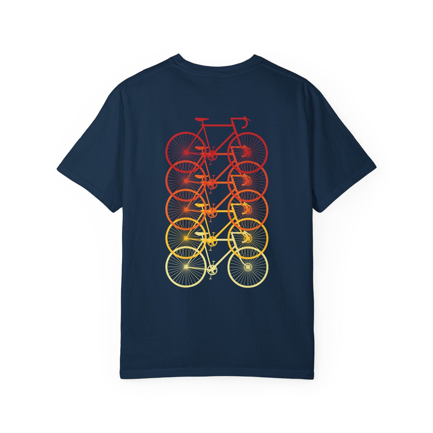 Gradient Bicycle Unisex T-Shirt - Perfect for Cycling Enthusiasts
