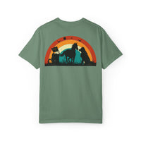 Rainbow Animal Scene Unisex T-Shirt - Nature Lover's Gift