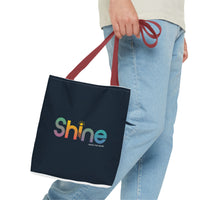 Inspirational Tote Bag - Shine, Motivational Gift, Reusable Shopping Bag, Eco-Friendly Fashion, Daily Use Bag