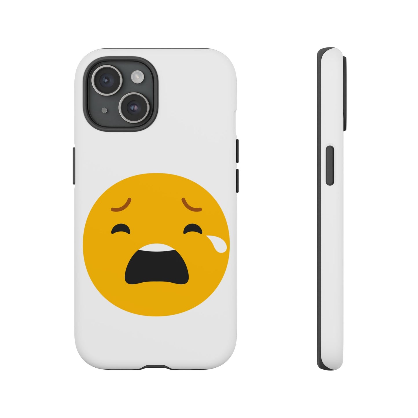 Emotional Tough Case – Sad Emoji Phone Case for Supportive Gifts