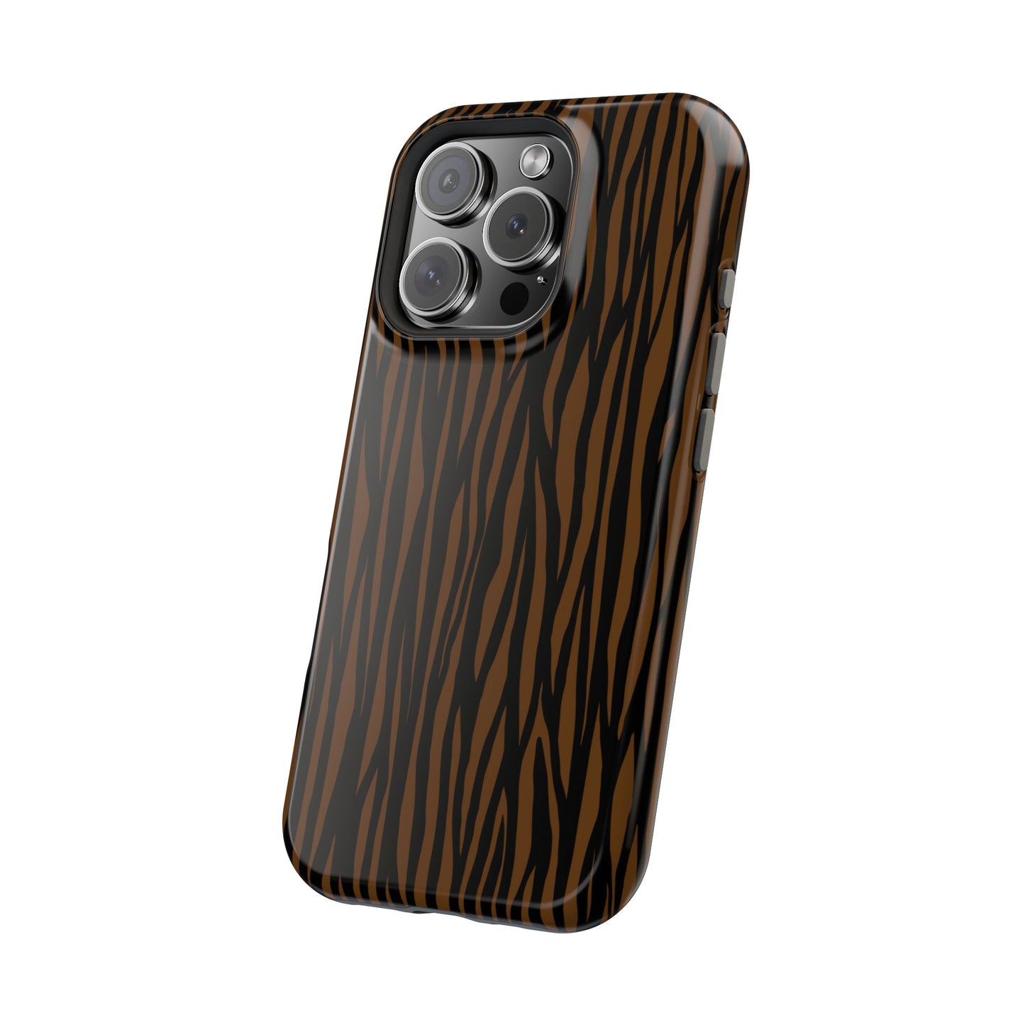 Stylish Magnetic Tough Phone Case - Bold Striped Design