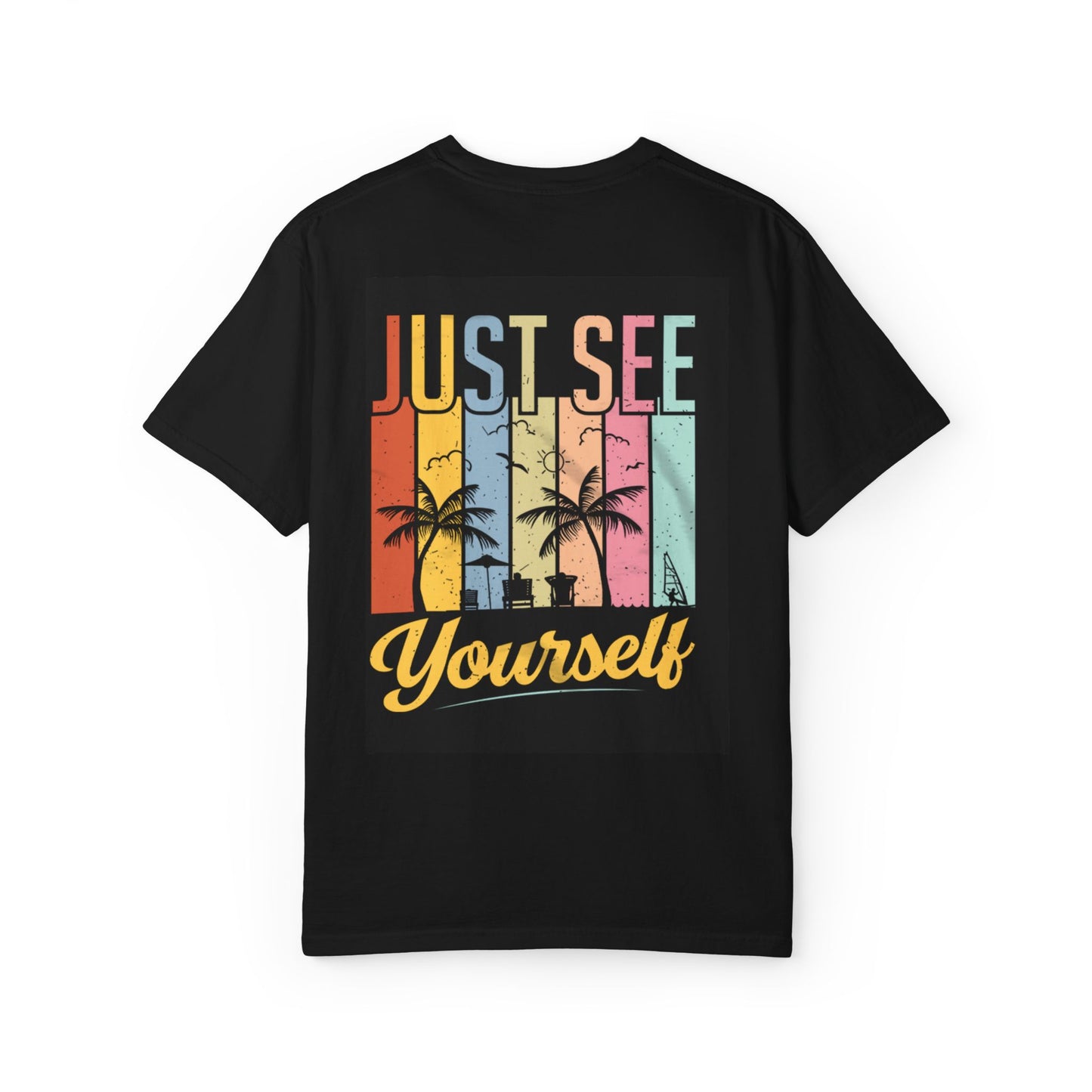 Retro Beach Vibes Unisex T-Shirt, Summer Casual Tee, Gift for Beach Lovers, Vacation Wear, Inspirational Graphic Tee, FUN