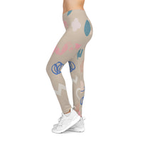 Trendy Women Casual Leggings with Abstract Fun Patterns