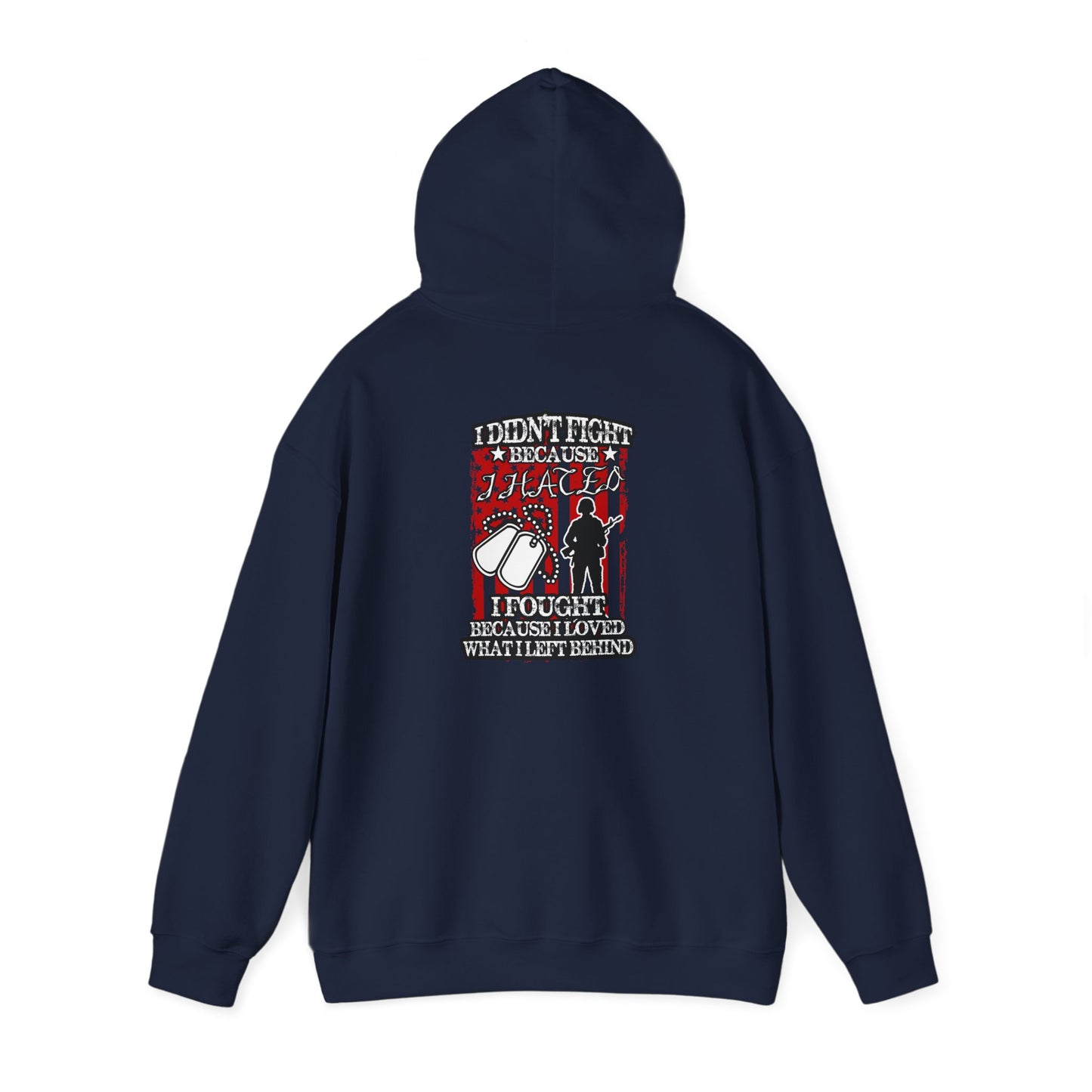 Military Supporter Hoodie, Patriotic Sweatshirt, Independence Day Gift, Veteran Clothing, USA Flag Apparel