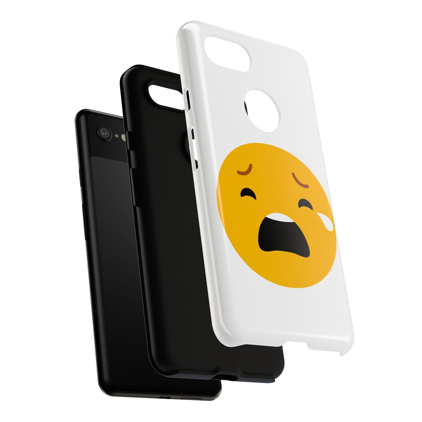 Emotional Tough Case – Sad Emoji Phone Case for Supportive Gifts