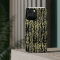 Stylish Snake Skin Magnetic Tough Case - Durable Protection for Your Phone