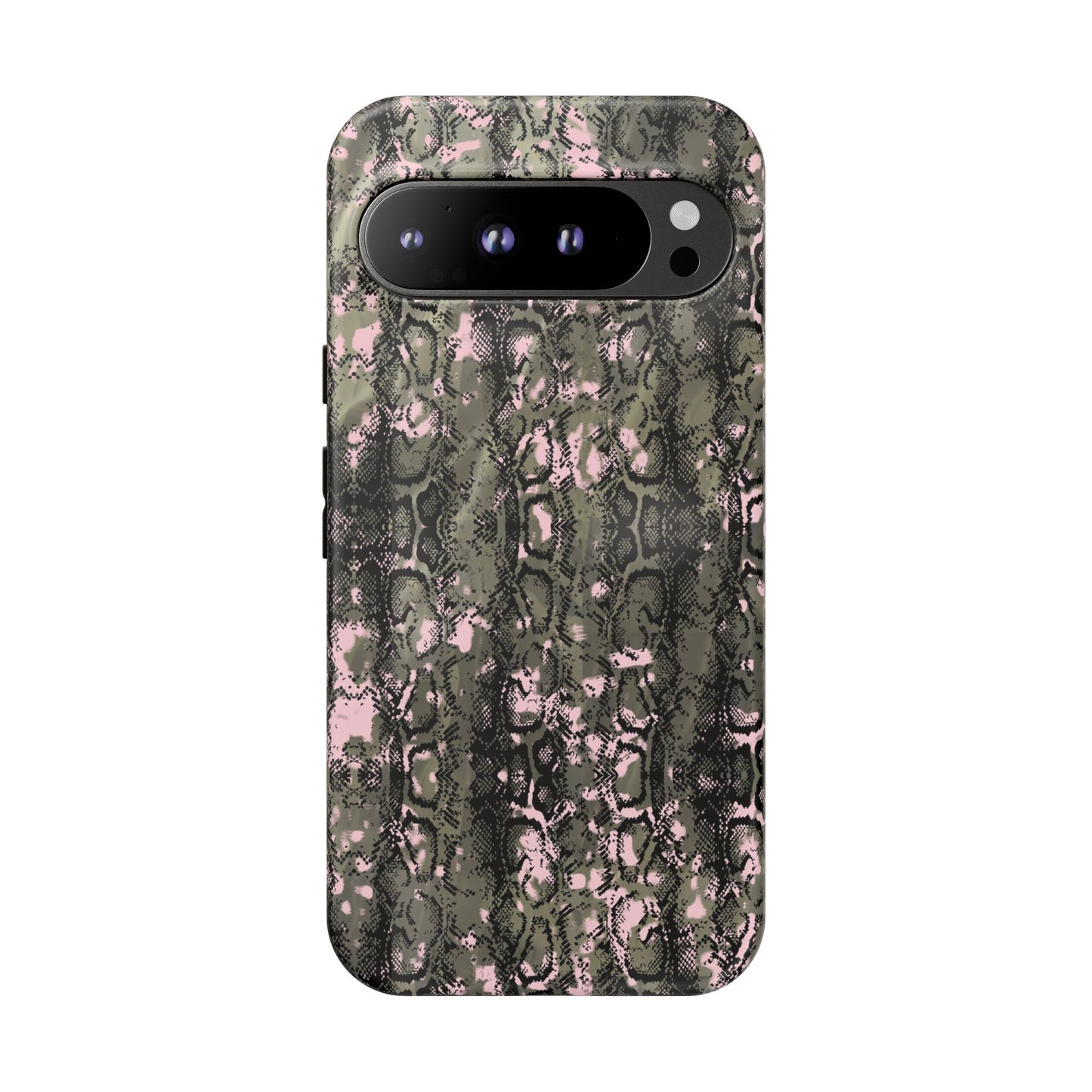 Stylish Snake Print Phone Case for Tough Protection