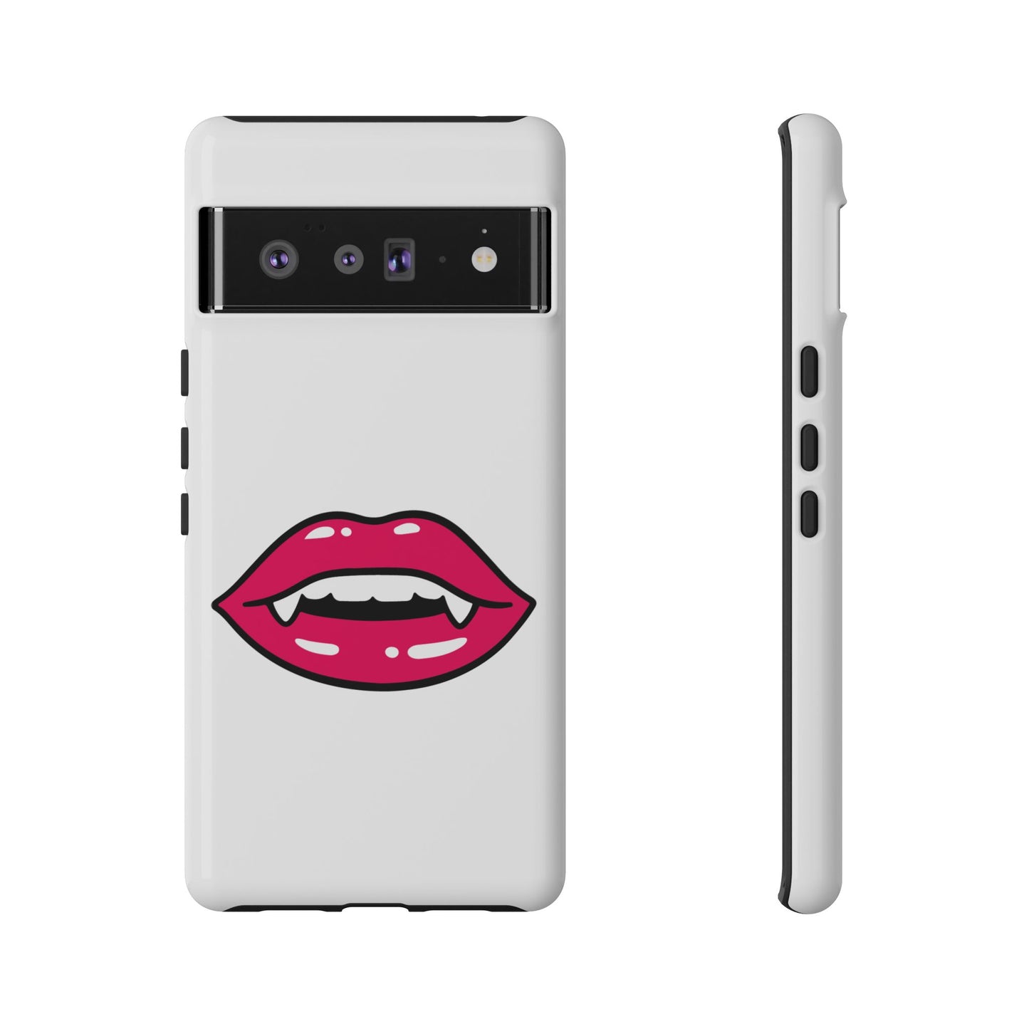 Vampire Mouth Phone Case - Tough Cases for Halloween, Gift for Spooky Lovers, Quirky Phone Accessories, Fun Tech Gear