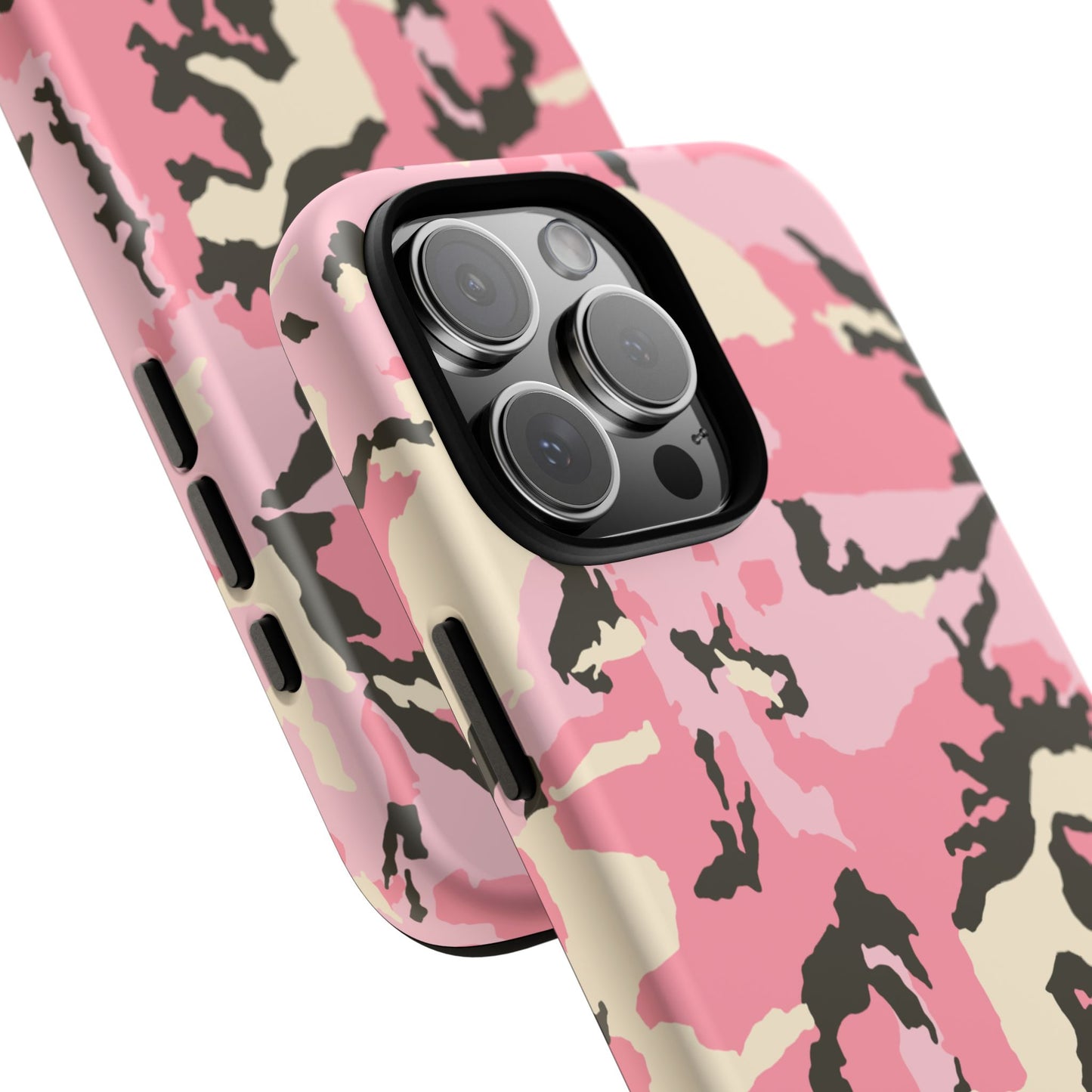 Stylish Pink Camouflage Phone Case – Tough Cases for Trendsetters