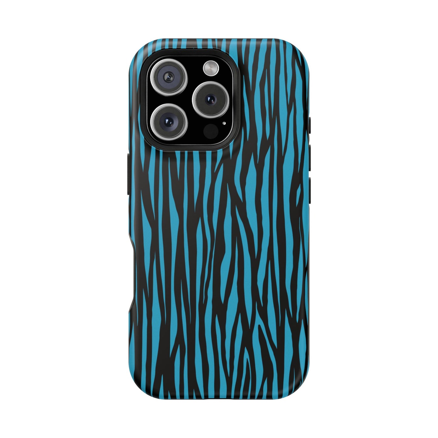 Zebra Print Magnetic Tough Case for iPhone - Durable & Stylish Phone Protection