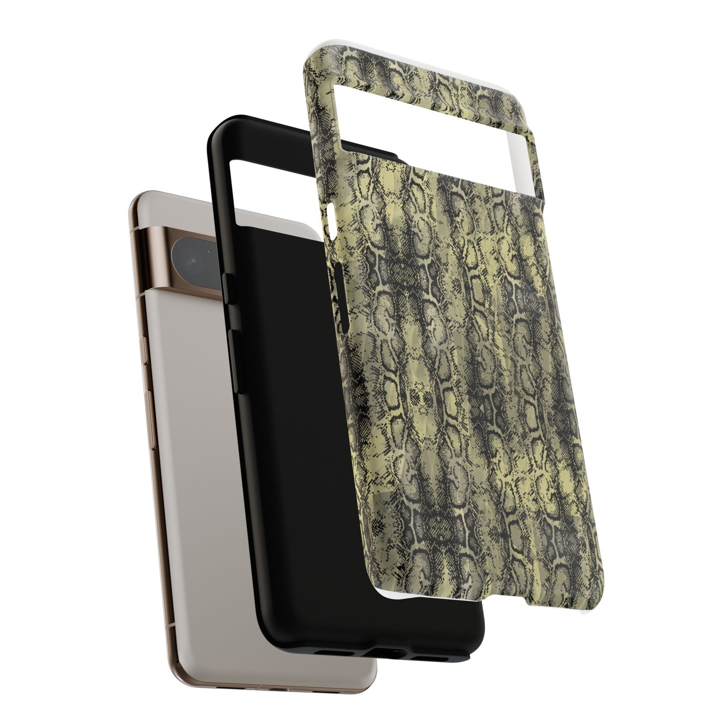 Snake Pattern Phone Case – Tough & Stylish Protection for Your Device  Show off your wild side while keeping your phone protected with this sleek snake pattern case—designed for both fashion and function.