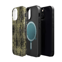 Stylish Snake Skin Magnetic Tough Case - Durable Protection for Your Phone