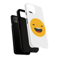 Happy Face Tough Phone Case - Durable Protection with Smile Design
