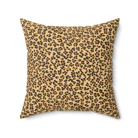 Leopard Print Decorative Pillow | Cozy Living Room Accent Cushion, Wild Animal Home Decor, Animal Print Gift, Modern Style
