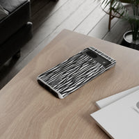 Tough Cases: Stylish Black and White Zebra Print Phone Case