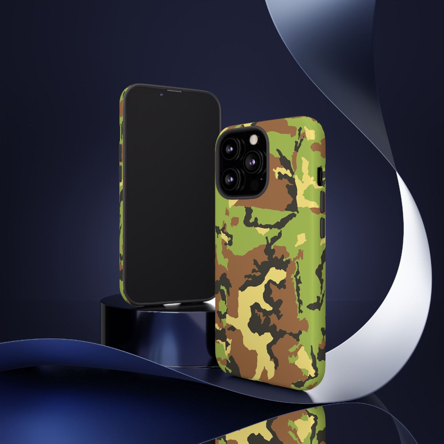 Camo Tough Phone Case - Durable Military Style Cover for Adventure Lovers