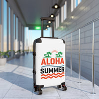 Stylish Travel Suitcase with Aloha Summer Design, Vacation Luggage for Adventure Seekers, Beach Trip Essentials, Summer