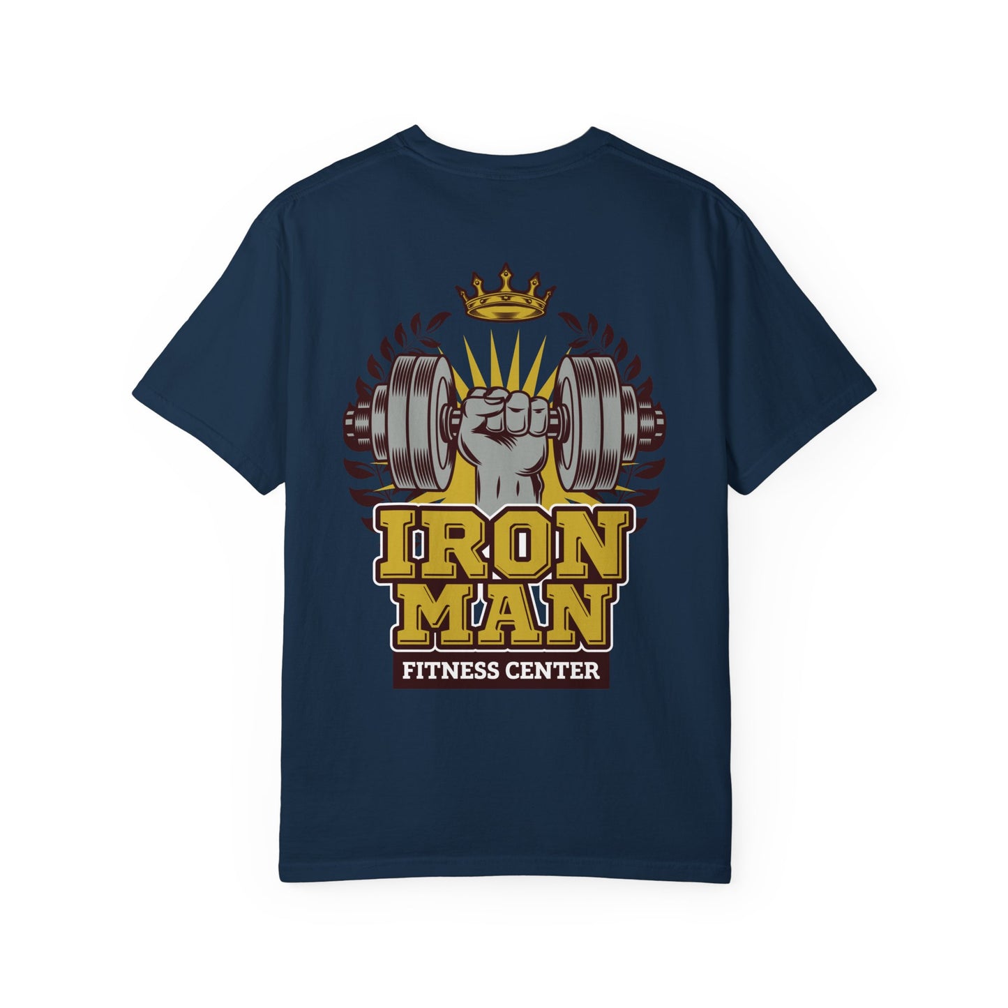 Unisex Iron Man Fitness Center T-Shirt - Motivational Workout Tee