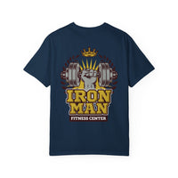 Unisex Iron Man Fitness Center T-Shirt - Motivational Workout Tee