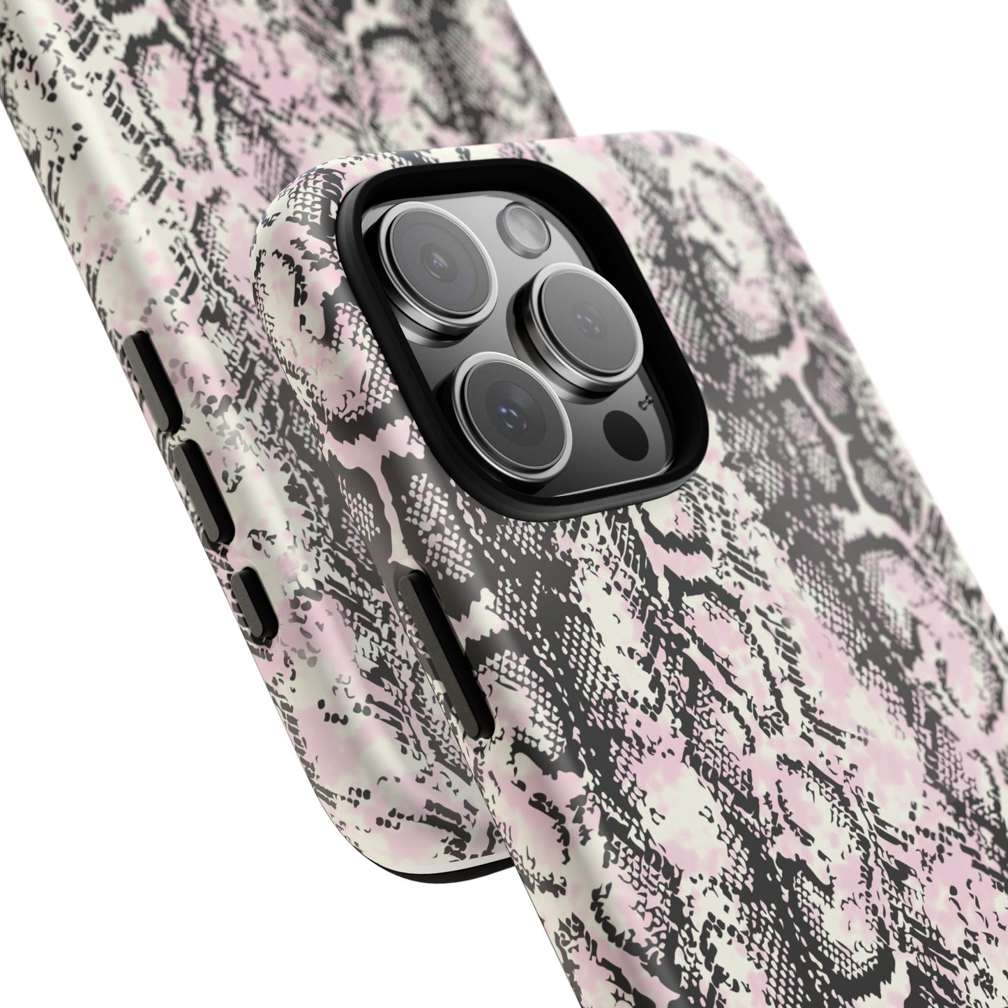 Stylish Snake Print Phone Case – Trendy Design, Tough Protection  Make a bold fashion statement while keeping your phone safe with this sleek and durable snake print case.