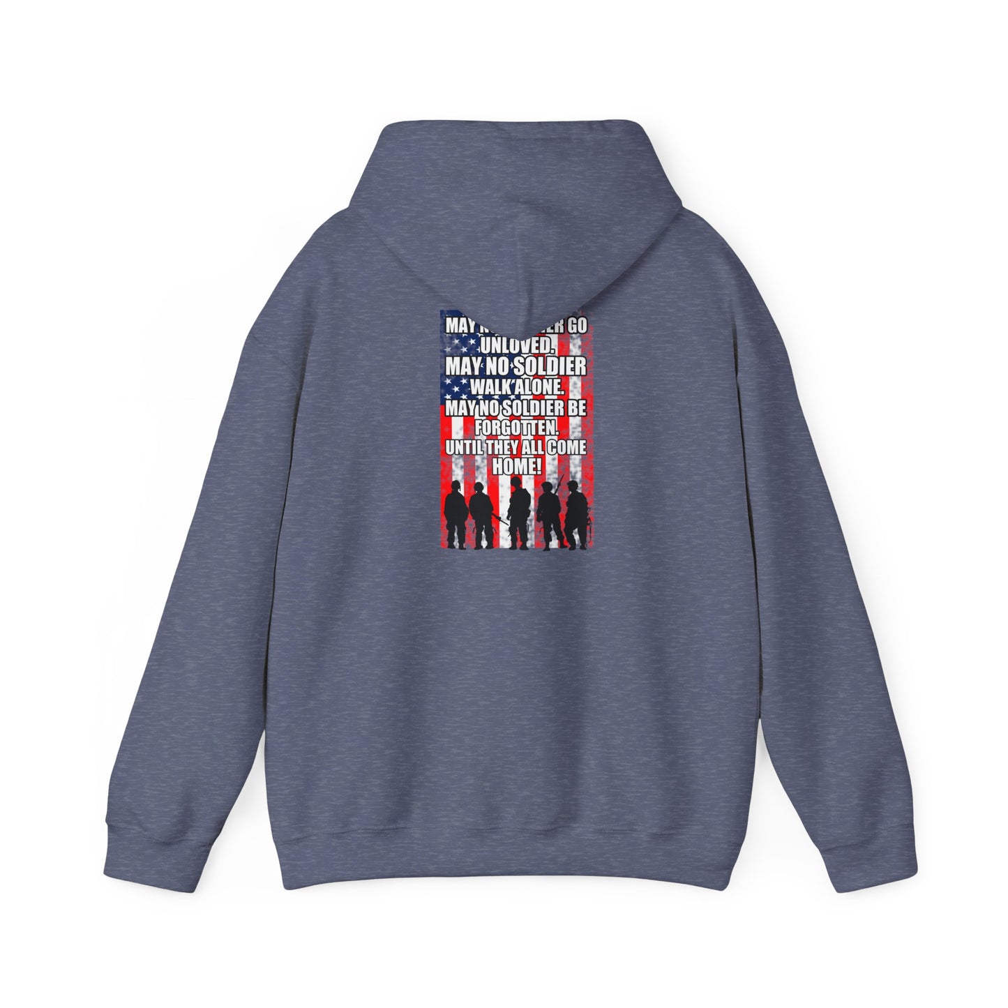 Patriotic Memorial Hoodie: Honor our Heroes, Unisex Sweatshirt for Veterans, Remembrance Day, Gift for Military Families,