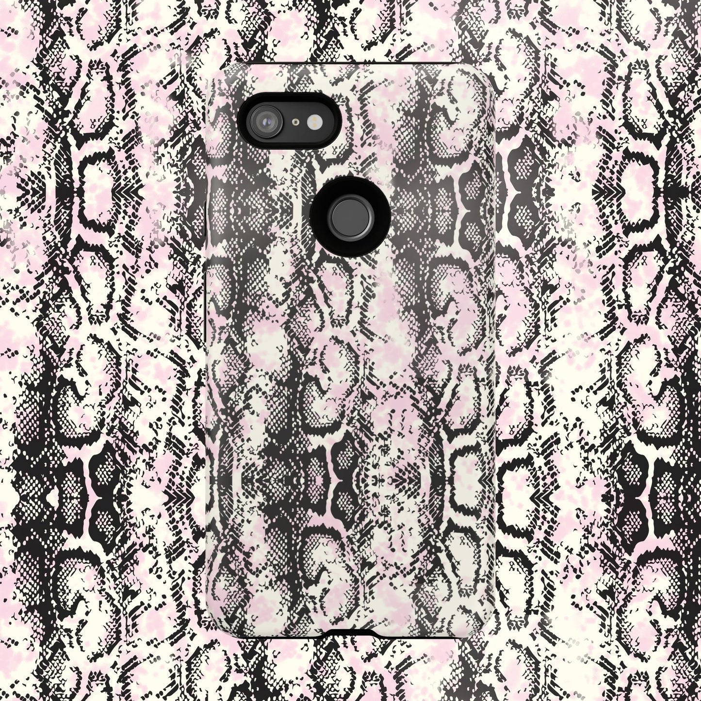 Stylish Snake Print Phone Case - Tough Protection for Trendsetters